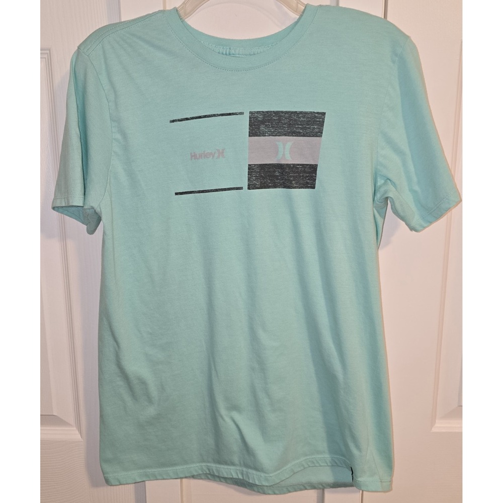 Hurley Teal Men's T-shirt SZ M Surfwear Vacation